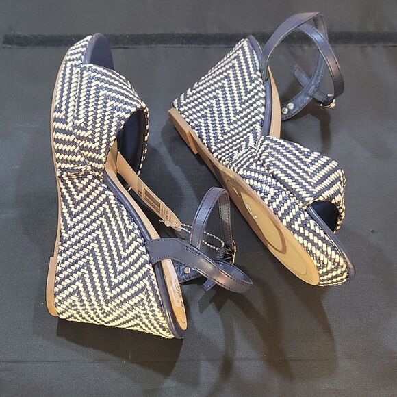 BRAND NEW NAUTICA OPEN TOE HIGH HEEL WEDGE SANDAL - Picture 4 of 15